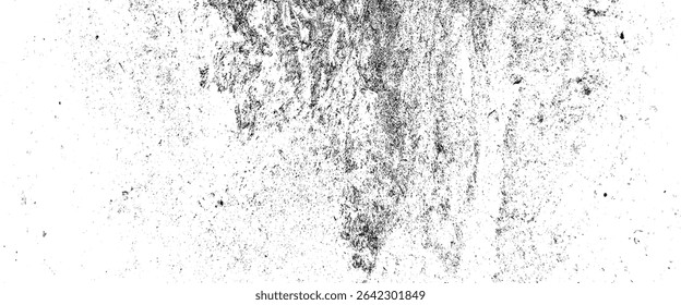 Grunge Texture Overlay on White Background, Vector Illustration.