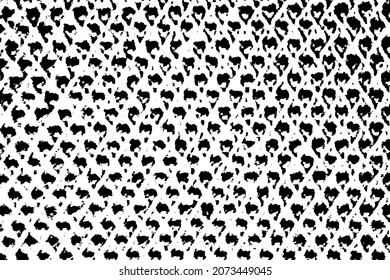 Grunge texture of a rough cellular surface. Abstract rough background. Vector illustration. Overlay template.