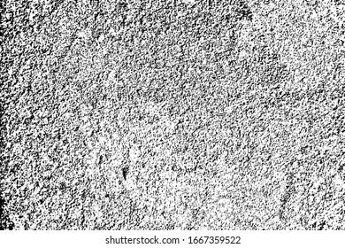 Grunge texture of a rough concrete surface.  Abstract background with noise, random grain. Vector illustration. Overlay template.