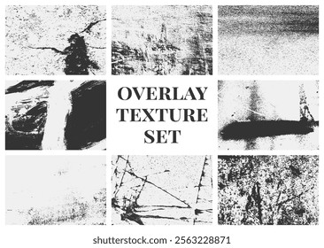 Grunge texture rough, paper, damaged, paint, distressed pack. overlay textures set collections