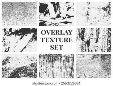 Grunge texture rough, paper, damaged, paint, distressed pack. overlay textures set collections