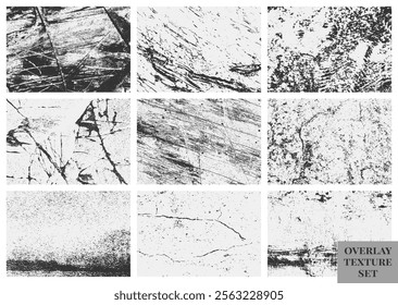 Grunge texture rough, paper, damaged, paint, distressed pack. overlay textures set collections