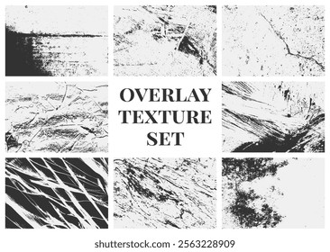 Grunge texture rough, paper, damaged, paint, distressed pack. overlay textures set collections