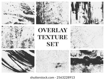 Grunge texture rough, paper, damaged, paint, distressed pack. overlay textures set collections