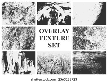 Grunge texture rough, paper, damaged, paint, distressed pack. overlay textures set collections
