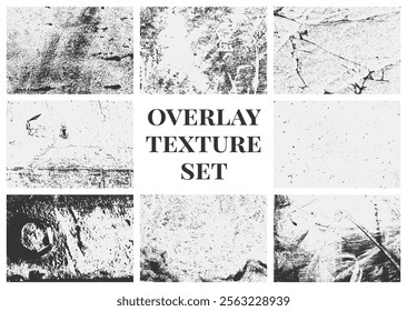 Grunge texture rough, paper, damaged, paint, distressed pack. overlay textures set collections