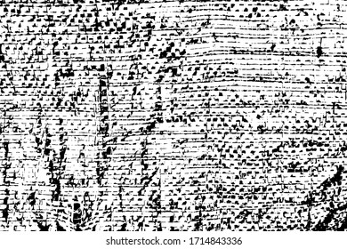 Textura gruesa de superficie áspera con suciedad, manchas y ruido. Fondo abstracto de burlap grueso. Ilustración vectorial. Plantilla superpuesta.