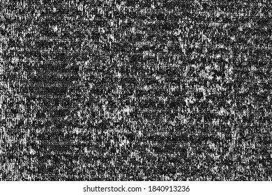 Grunge texture of rough surface with noise, grit and dirt. Abstract monochrome background. Vector illustration. Overlay template.