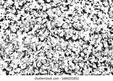 Grunge texture of the rough surface of old stone. Abstract background with noise, dirt and grit. Vector illustration. Overlay template.