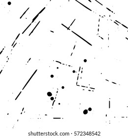 Grunge texture with scratches and paint stains for use as backgrounds. Vector design element.