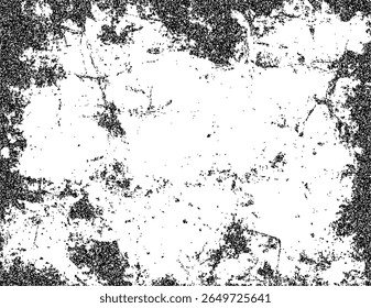 Textura Grunge com arranhões e manchas em preto e branco