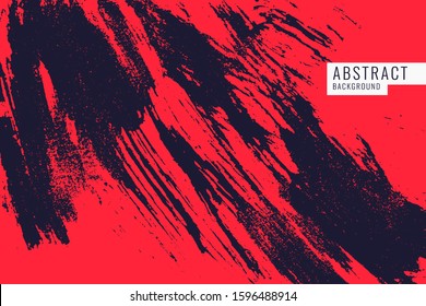 Grunge texture with scratches and spots. Abstract vector background.