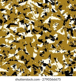 Grunge texture seamless vector pattern. Abstract animal skin brush strokes print. Distressed concrete texture, wall background.