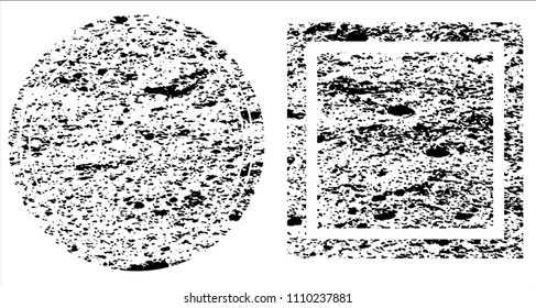 Grunge texture set