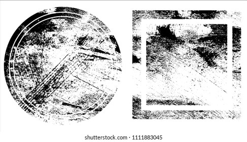 Grunge texture set