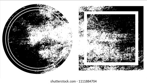 Grunge texture set