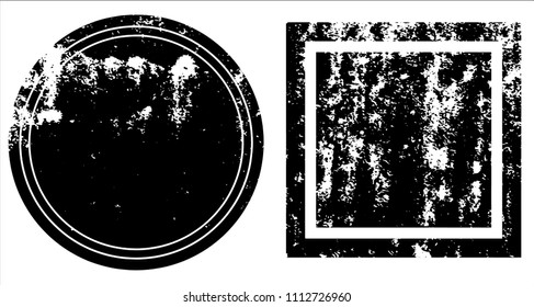 Grunge texture set