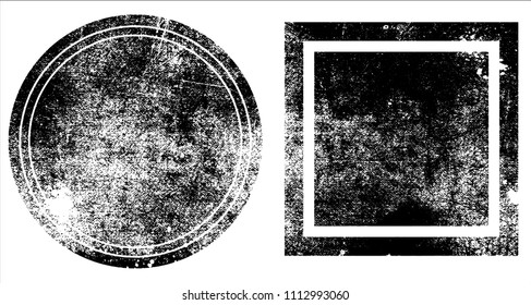 Grunge texture set