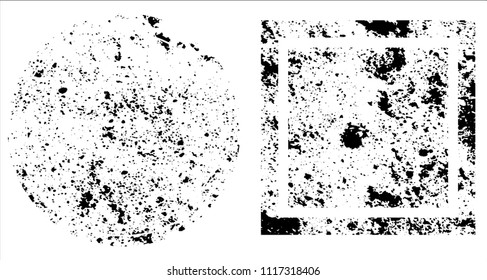 Grunge texture set