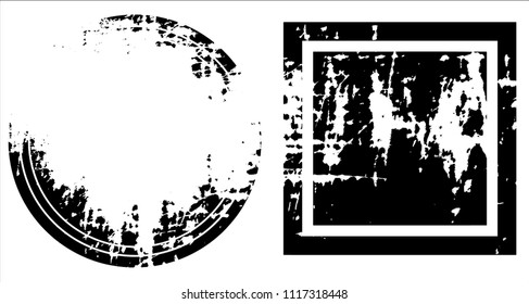 Grunge texture set
