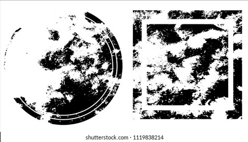 Grunge texture set