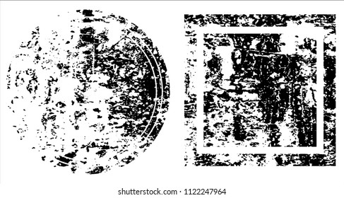 Grunge texture set