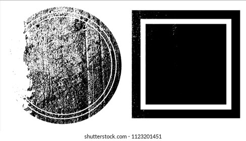 Grunge texture set