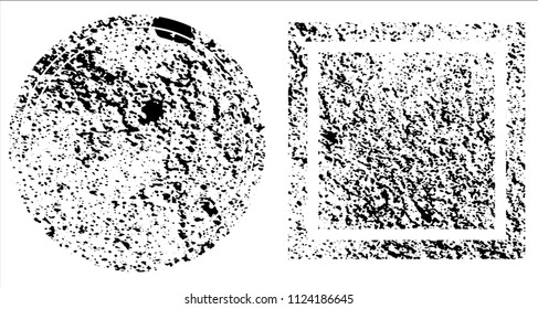 Grunge texture set