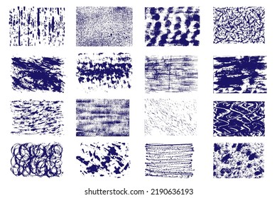 grunge texture set , abstract vector background