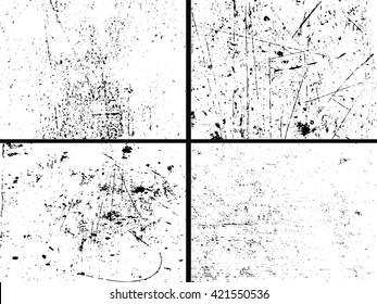 textura de grano en negro y blanco efecto de fondo vectorial bruto