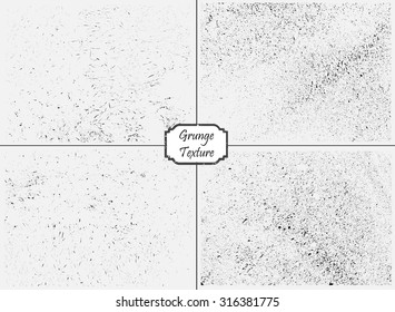 Grunge texture set.Distress overlay textures.