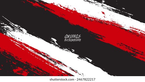 Grunge texture shape effect. Distressed rough dark abstract textured. Red white isolated on black background. Graphic design element with grungy style concept for web, flyer, card, or brochure cover