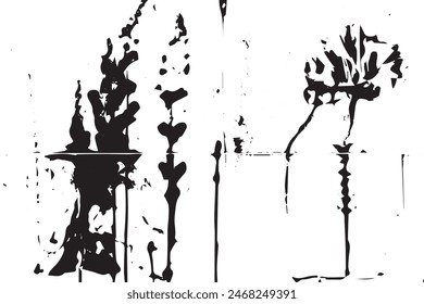 Grunge Texture showing random stains on paper or fabric