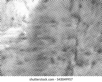 Grunge Texture. Simply Place illustration over any Object to Create Distressed Effect. Vector. overlay dirty halftone dots .