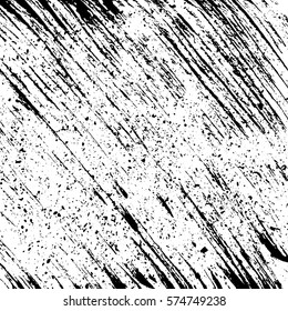 Grunge texture. Splash on a white background. Hand drawn black white vector illustration.