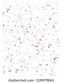 Grunge textura. salpicaduras de pintura. Gotas rosas. Borde de fondo. efecto de textura vectorial. ilustración vectorial. Pulveriza la acuarela.