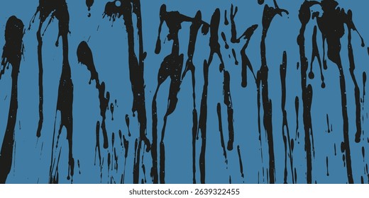 Grunge texture with splatters. Liquid paint drops. Messy abstract ink blots. Dirty hand painted backdrop. Distressed art design. 