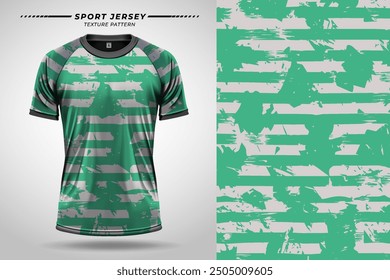 Textura grunge de jersey deportivo que muestra tela afligida y diseño resistente para un estilo deportivo vintage y audaz