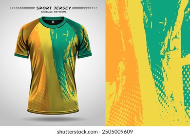 Textura grunge de jersey deportivo que muestra tela afligida y diseño resistente para un estilo deportivo vintage y audaz