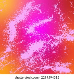 Grunge texture, spots, splashes, dots, veins, vector monochrome background. Old, shabby texture on a color gradient