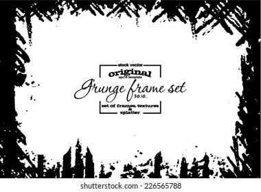 Grunge texture - stock vector template easy to use