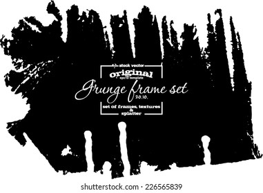 Grunge texture - stock vector template easy to use