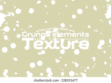 Grunge texture - stock vector template easy to use