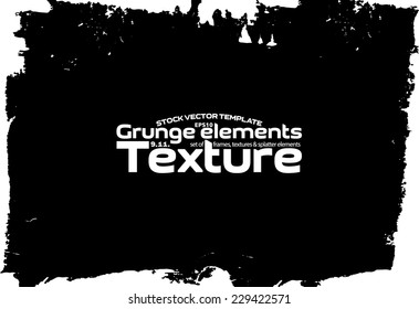 Grunge texture - stock vector template easy to use
