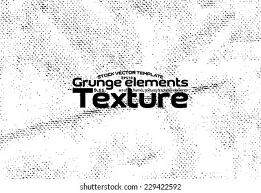 Grunge texture - stock vector template easy to use