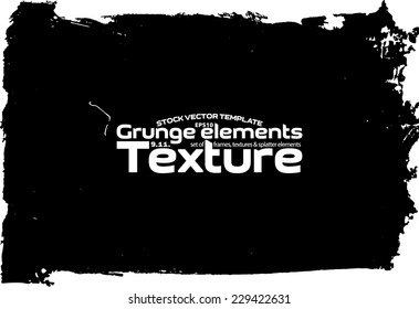 Grunge texture - stock vector template easy to use