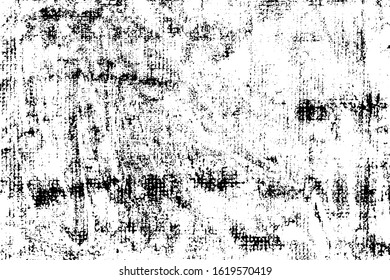 Grunge texture of the surface in a cage with ink and dirt. Abstract background of an uneven, carelessly painted surface. Vector illustration. Overlay template.