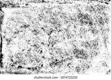 Grunge texture of surface, made from the crumbs of a pencil. Hatching. Surface with dirt, grit. Vector illustration. Overlay template.