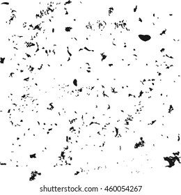 Grunge texture torn particles. Square background. Abstract.