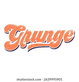 Grunge texture t-shirt graphic design vector illustration 